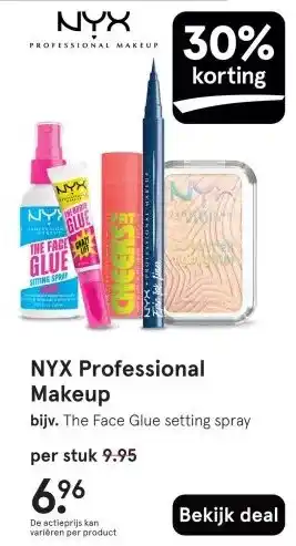 Etos NYX Professional Makeup aanbieding