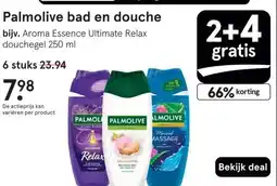 Etos Palmolive bad en douche bijv. Aroma Essence Ultimate Relax douchegel 250 ml aanbieding