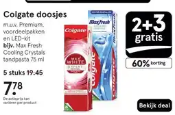 Etos Colgate doosjes aanbieding