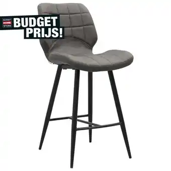 Budget Home Store Barstoel Bryan Antraciet aanbieding