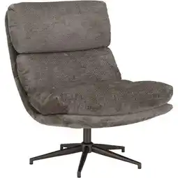 Budget Home Store Draaifauteuil Ledger Taupe aanbieding