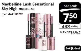 Etos Maybelline Lash Sensational Sky High mascara aanbieding