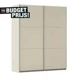 Budget Home Store Kledingkast Aurie B175xH210cm Champagne incl. 2 legplanken en 2 roedes aanbieding