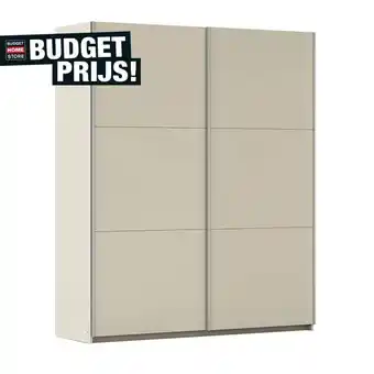 Budget Home Store Kledingkast Aurie B175xH210cm Champagne incl. 2 legplanken en 2 roedes aanbieding