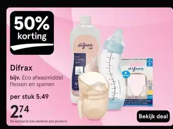 Etos Difrax aanbieding
