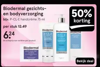 Etos Biodermal gezichts- en bodyverzorging aanbieding