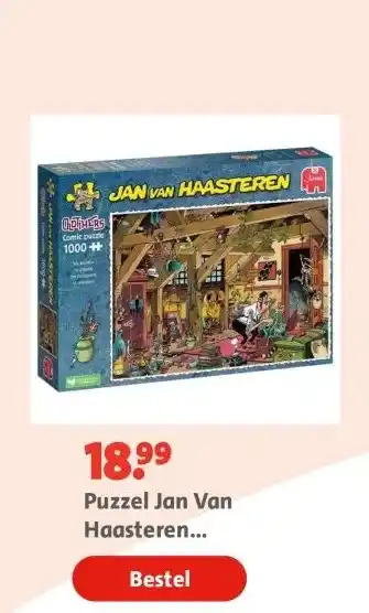 Bruna Puzzel Jan Van Haasteren Oldtimers - De Vrijgezel 1000 Stukjes aanbieding