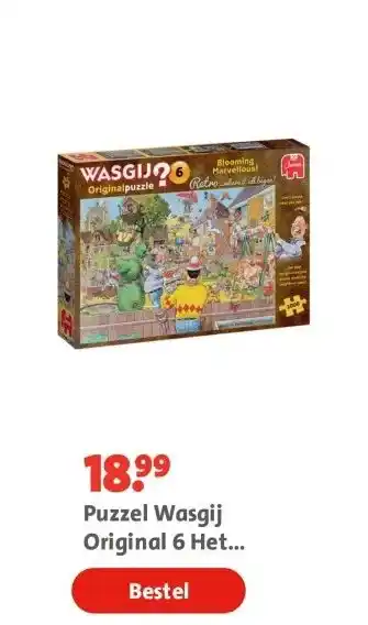Bruna Puzzel Wasgij Original 6 Het Groeit Als Kool! 1000 Stukjes aanbieding