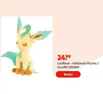 Bruna Leaffeon - Pokémon Pluche / Knuffel 20CMH aanbieding