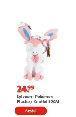 Bruna Sylveon - Pokémon Pluche / Knuffel 20CM aanbieding