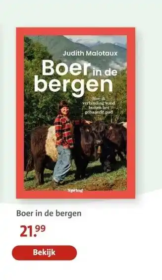 Bruna Boer in de bergen aanbieding