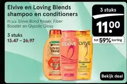 Etos Elvive en Loving Blends shampoo en conditioners aanbieding