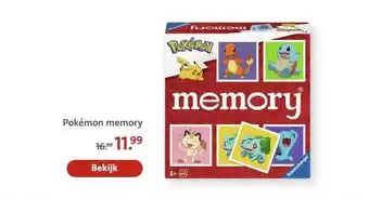 Bruna Pokémon memory aanbieding