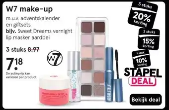 Etos W7 make-up aanbieding