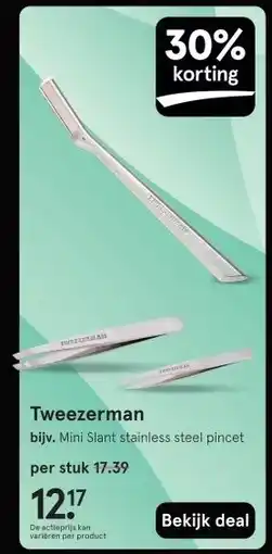 Etos Tweezerman aanbieding