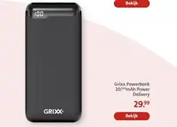 Bruna Grixx Powerbank 20.000 mAh Power aanbieding