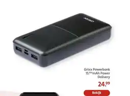Bruna Grixx Powerbank 15.000 mAh Power aanbieding