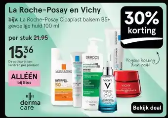 Etos La Roche-Posay en Vichy aanbieding