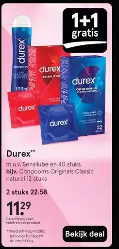 Etos Durex aanbieding