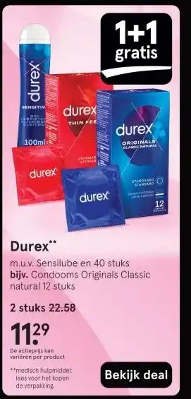 Etos Durex aanbieding