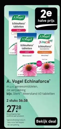 Etos A. Vogel Echinaforce aanbieding