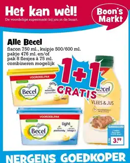 Boon`s Markt Alle Becel aanbieding