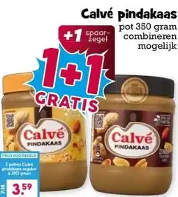 Boon`s Markt Calvé pindakaas aanbieding
