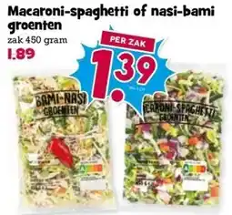 Boon`s Markt Macaroni-spaghetti of nasi-bami groenten aanbieding