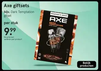 Etos Axe giftsets aanbieding