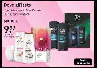 Etos Dove giftsets aanbieding