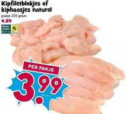Boon`s Markt Kipfiletblokjes of kiphaasjes naturel aanbieding