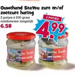 Boon`s Markt Ouwehand Sea You zure en/of zoetzure haring aanbieding
