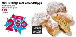 Boon`s Markt Mini stolletje met amandelspijs aanbieding