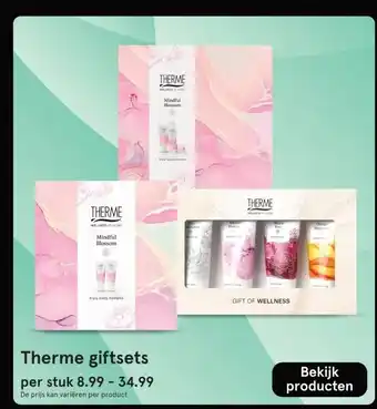 Etos Therme giftsets aanbieding