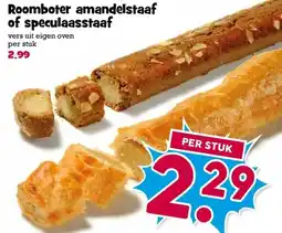 Boon`s Markt Roomboter amandelstaaf of speculaasstaaf aanbieding
