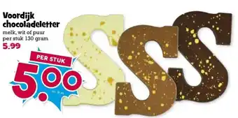 Boon`s Markt Voordijk chocoladeletter aanbieding