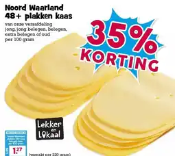 Boon`s Markt Noord Waarland 48+ plakken kaas aanbieding