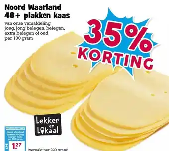 Boon`s Markt Noord Waarland 48+ plakken kaas aanbieding