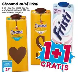 Boon`s Markt Chocomel en/of Fristi aanbieding