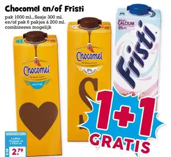 Boon`s Markt Chocomel en/of Fristi aanbieding