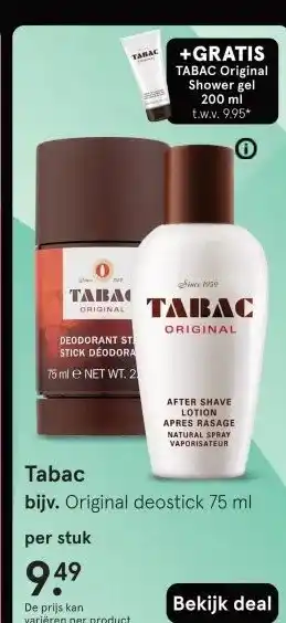 Etos Tabac aanbieding