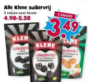 Boon`s Markt Alle Klene suikervrij aanbieding