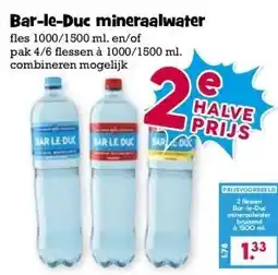 Boon`s Markt Bar-le-Duc mineraalwater aanbieding