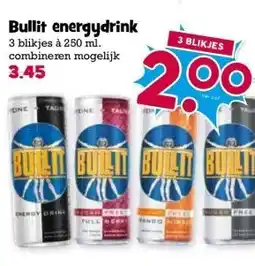 Boon`s Markt Bullit energydrink aanbieding