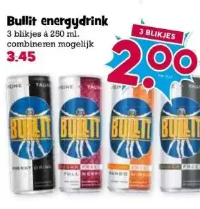 Boon`s Markt Bullit energydrink aanbieding