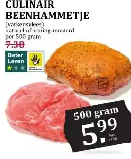 Boon`s Markt CULINAIR BEENHAMMETJE aanbieding
