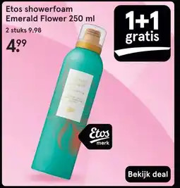 Etos Etos showerfoam Emerald Flower 250 ml aanbieding