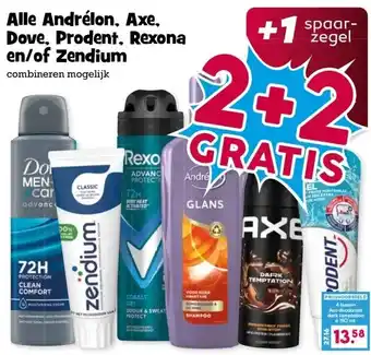 Boon`s Markt Alle Andrélon, Axe, Dove, Prodent, Rexona en/of Zendium aanbieding