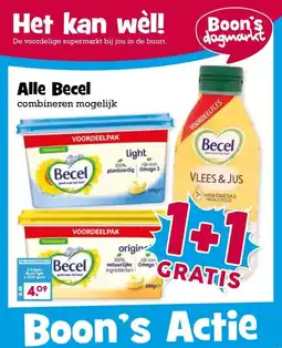 Boon`s Markt Alle Becel aanbieding