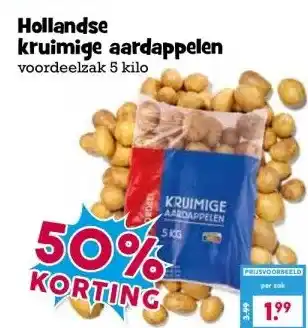 Boon`s Markt Hollandse kruimige aardappelen aanbieding